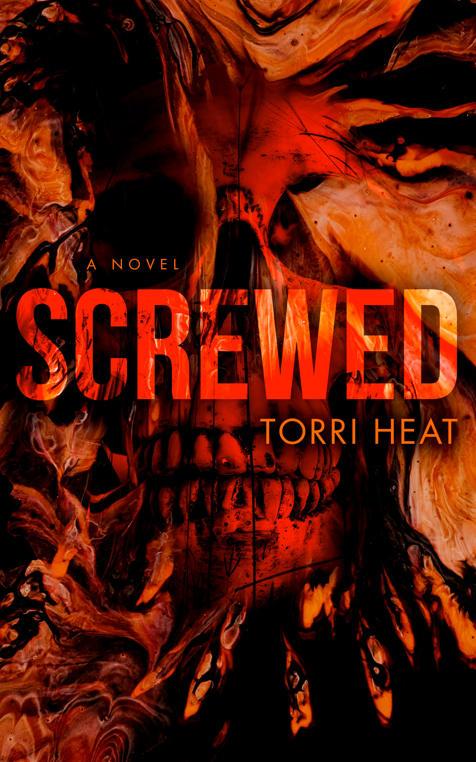Screwed book cover