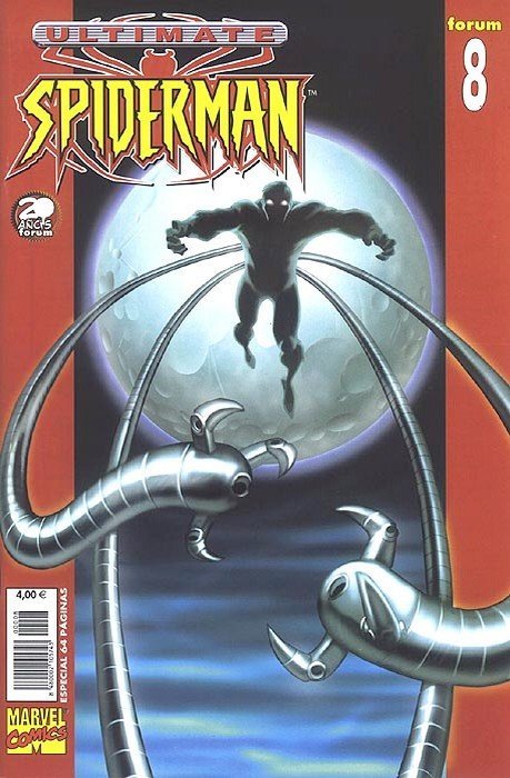 Ultimate Spiderman 8 book cover