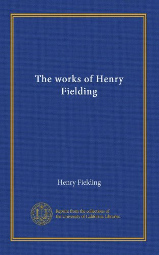 The works of Henry Fielding book cover