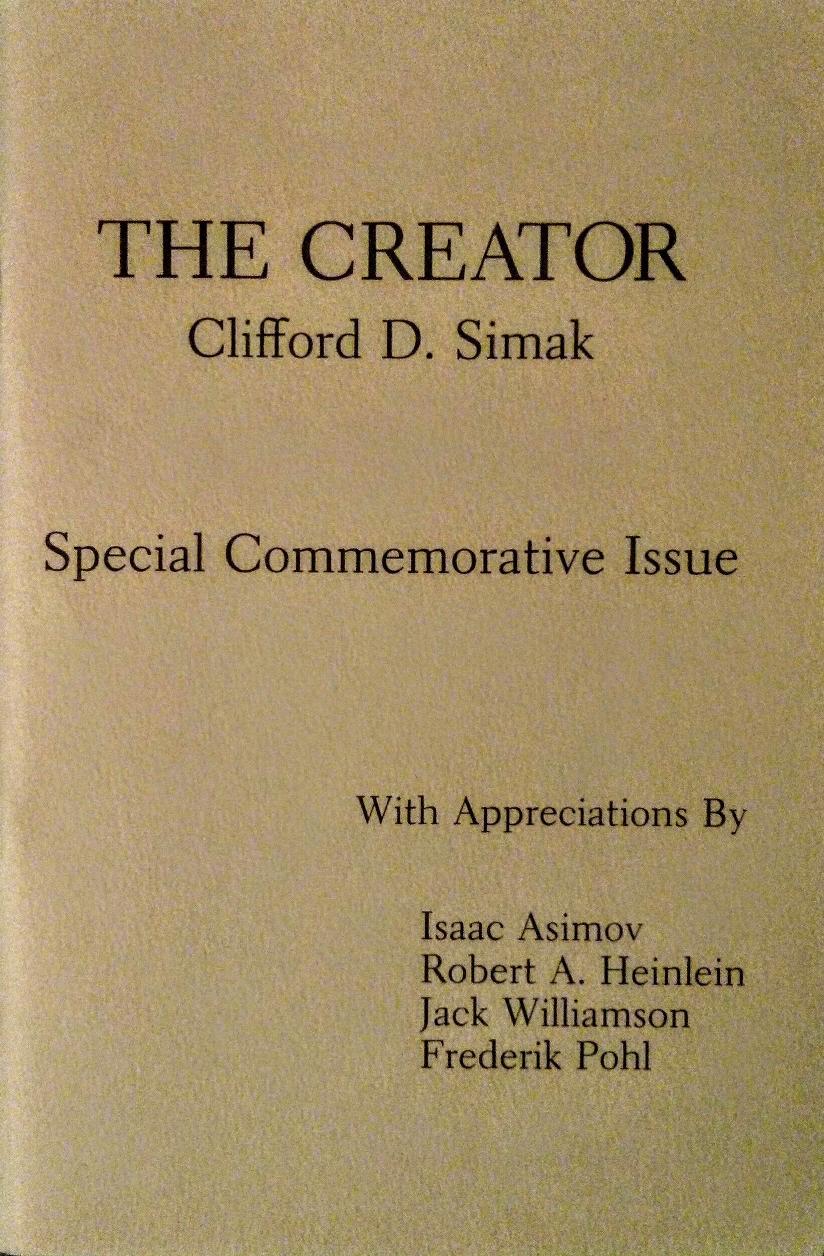 Creator book cover