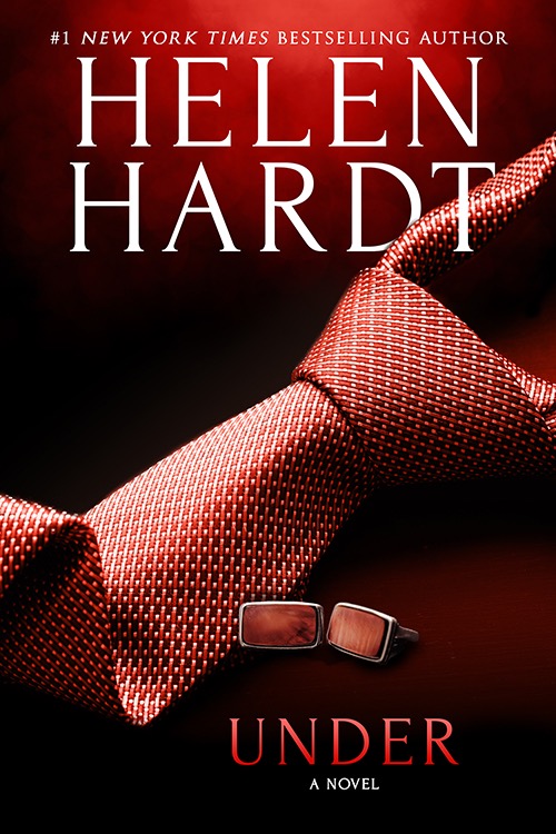 Under book cover