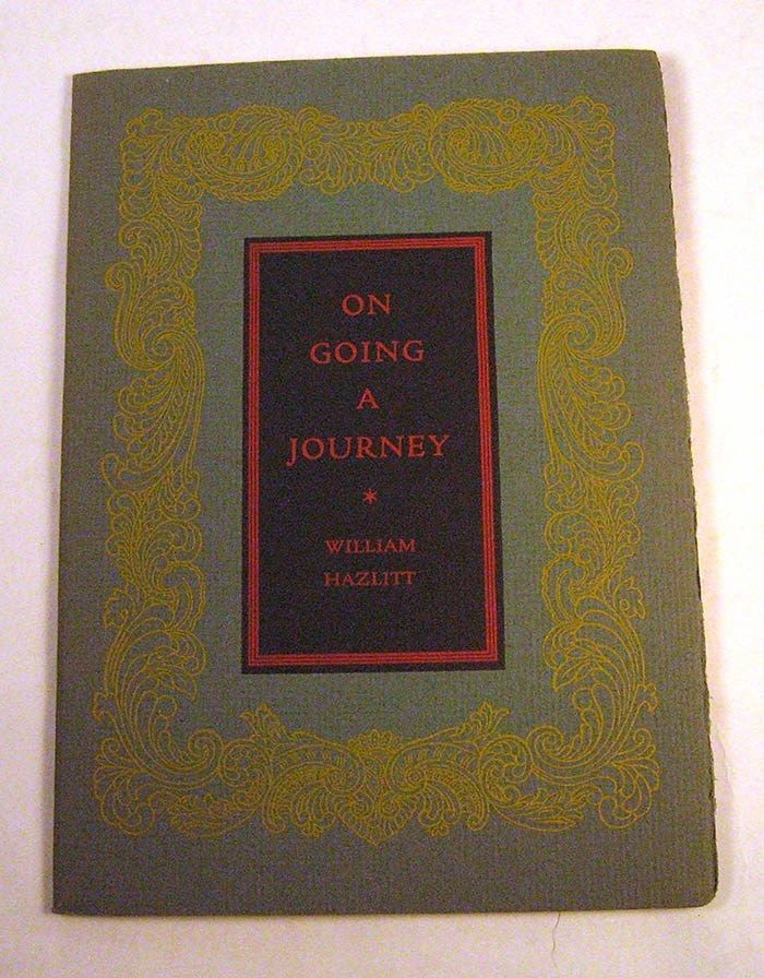 On Going a Journey book cover
