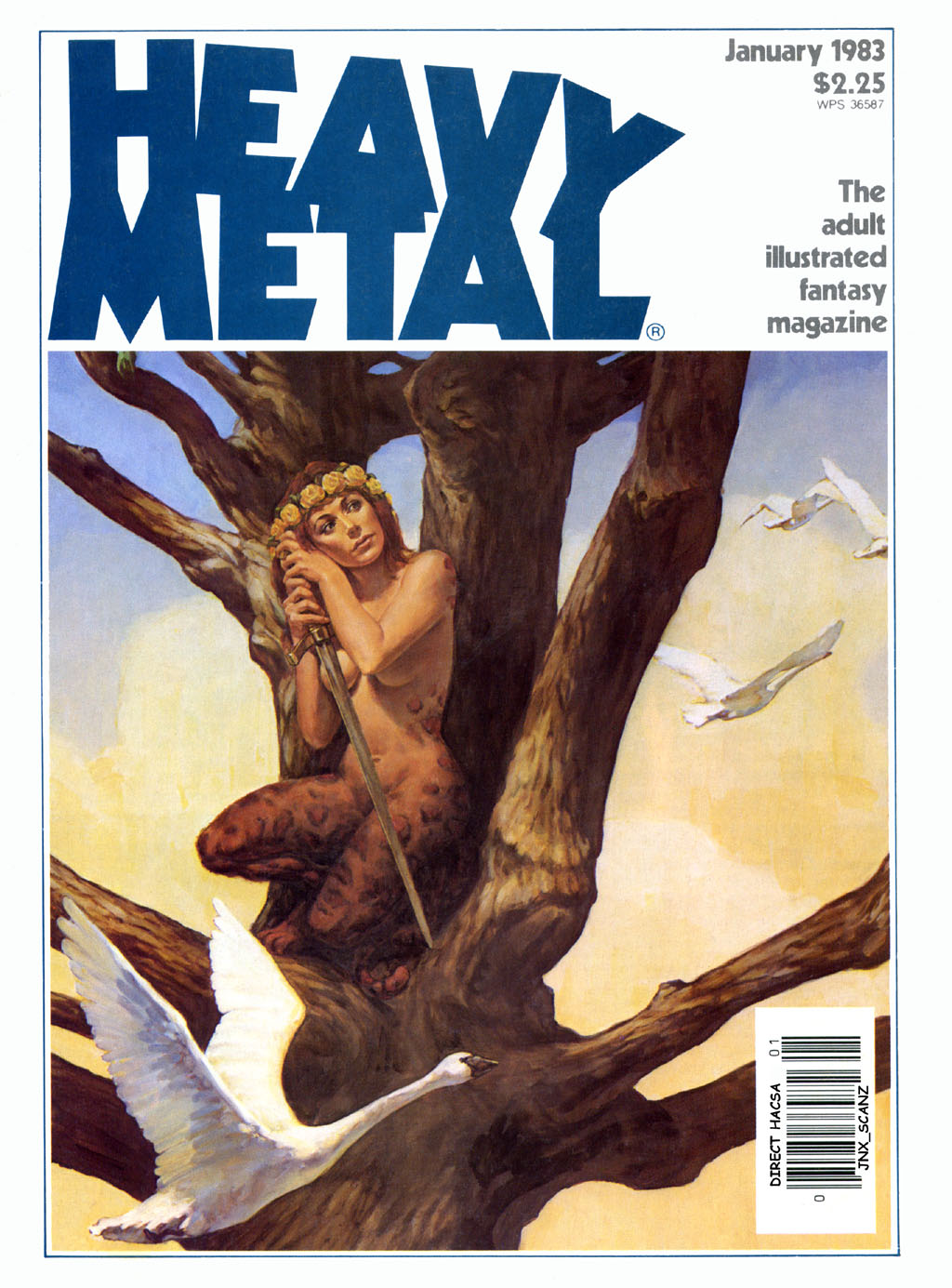 Heavy Metal, January 1983 book cover