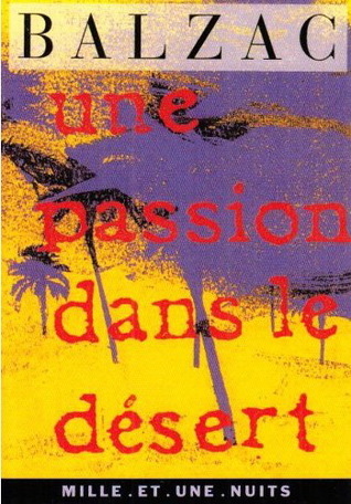 Une passion dans le désert book cover