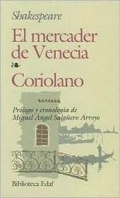 El mercader de Venecia--Coriolano book cover
