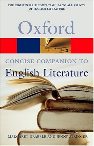 The Concise Oxford Companion to English Literature book cover