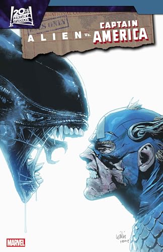 Alien vs. Captain America book cover 2