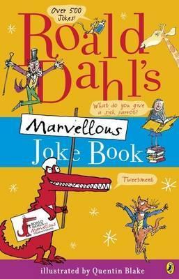 Roald Dahl's Marvellous Joke Book. book cover