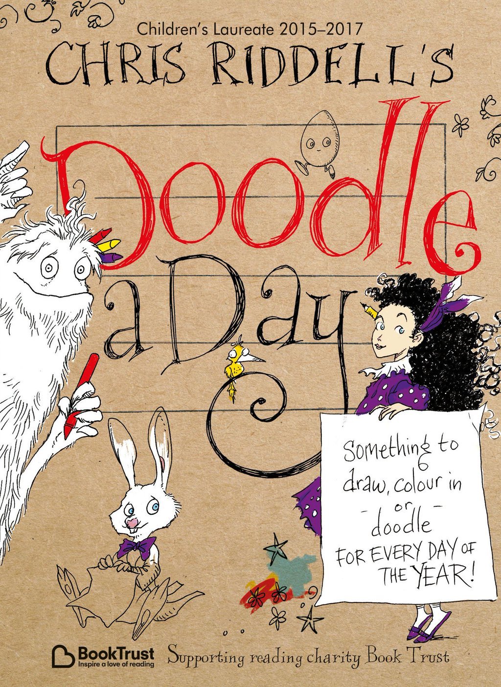 Chris Riddell's Doodle a Day book cover