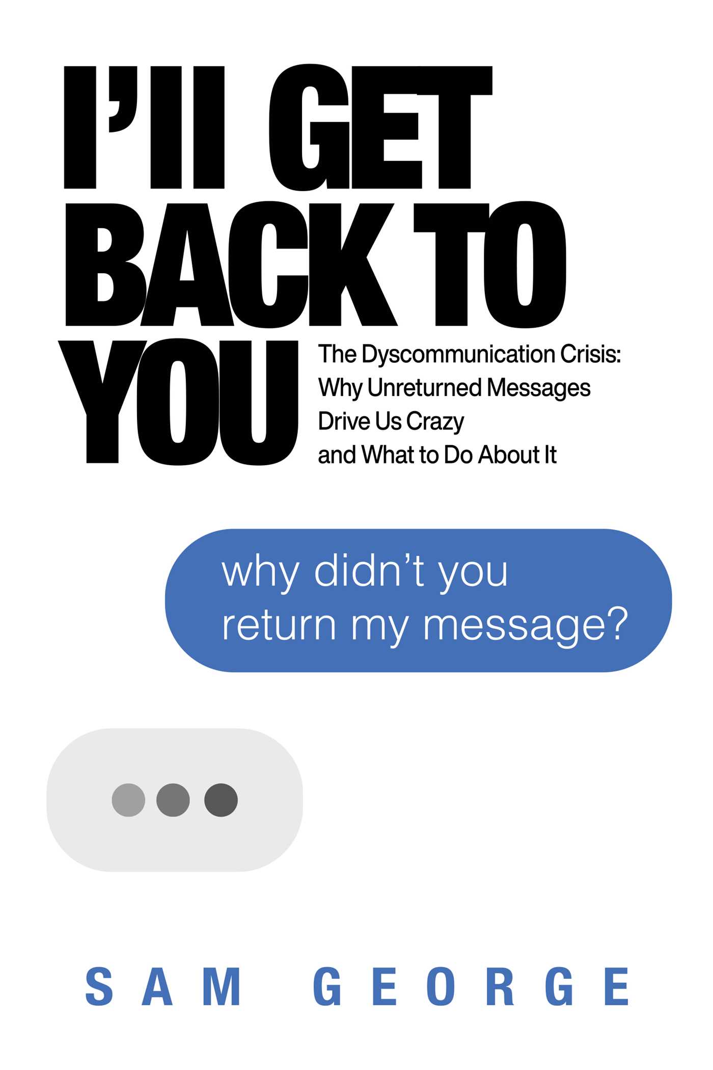 I'll Get Back to You book cover