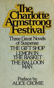 The Charlotte Armstrong Festival book cover