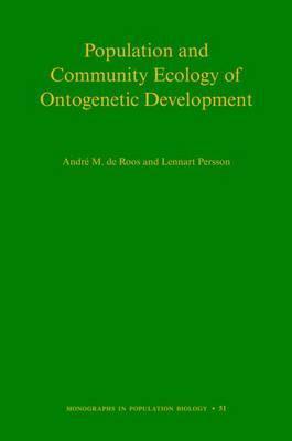 Population and Community Ecology of Ontogenetic Development book cover