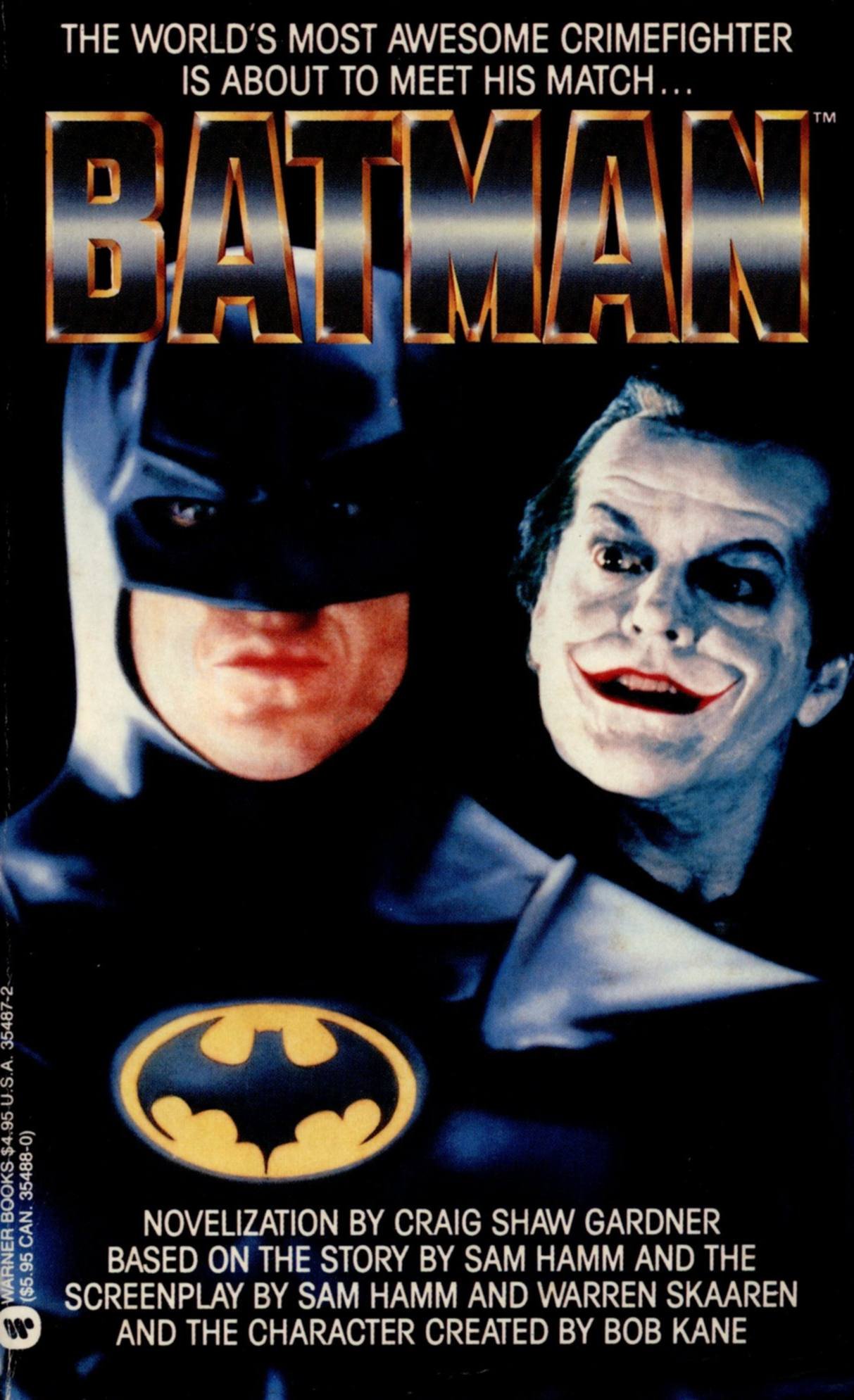 Tim Burton’s Batman book cover 1
