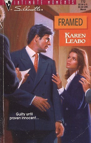 Framed book cover