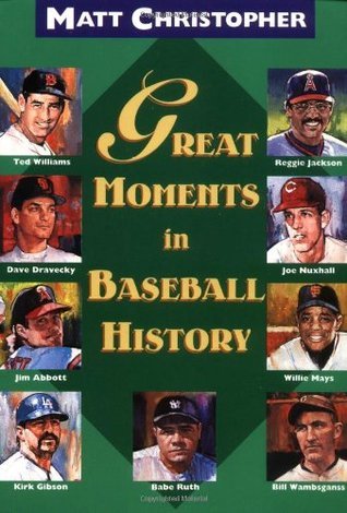 Great Moments in Baseball History book cover
