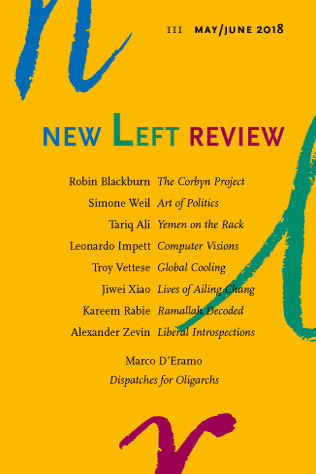 New Left Review 111 book cover
