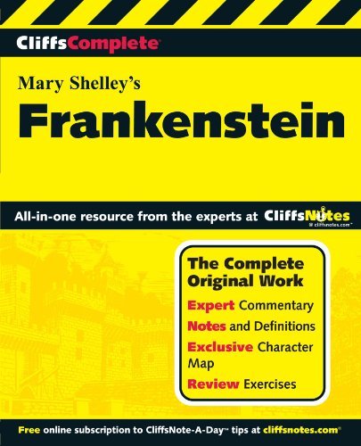 By Anca Munteanu - CliffsComplete Mary Shelley's Frankenstein book cover