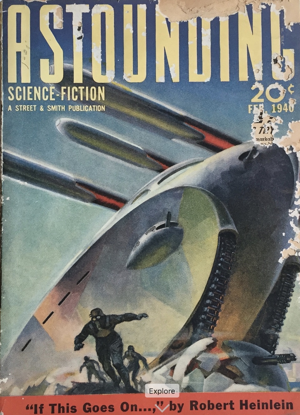 Astounding Science Fiction, February 1940 book cover