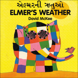 Elmer's Weather (English - Gujarati) book cover