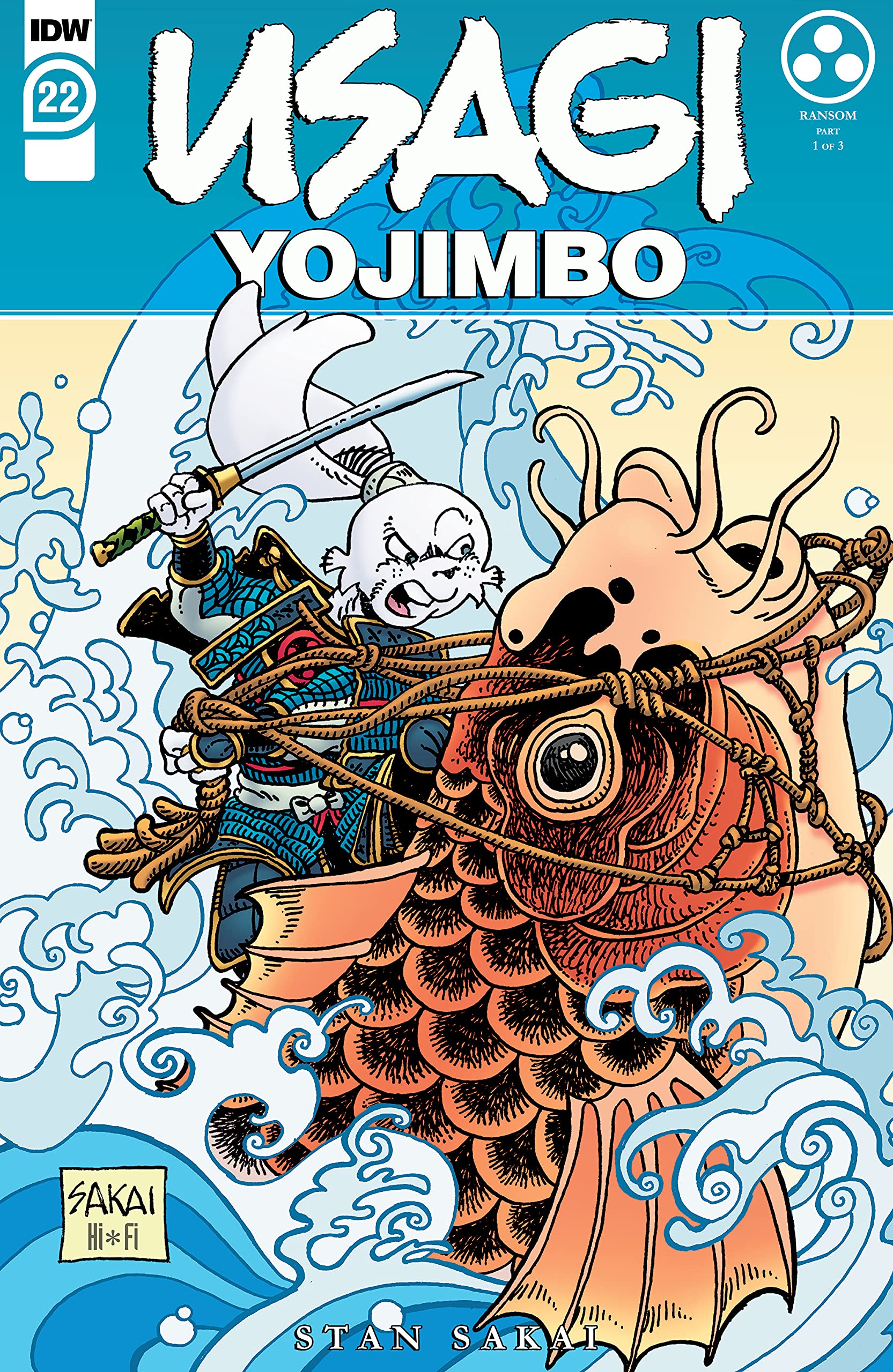 Usagi Yojimbo (2019-2022) #22 book cover