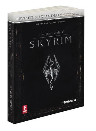 Elder Scrolls V Skyrim Revised & Expanded - Prima Official Game Guide book cover