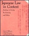 Japanese Law in Context book cover