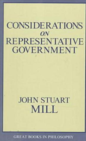 Considerations on Representative Government book cover