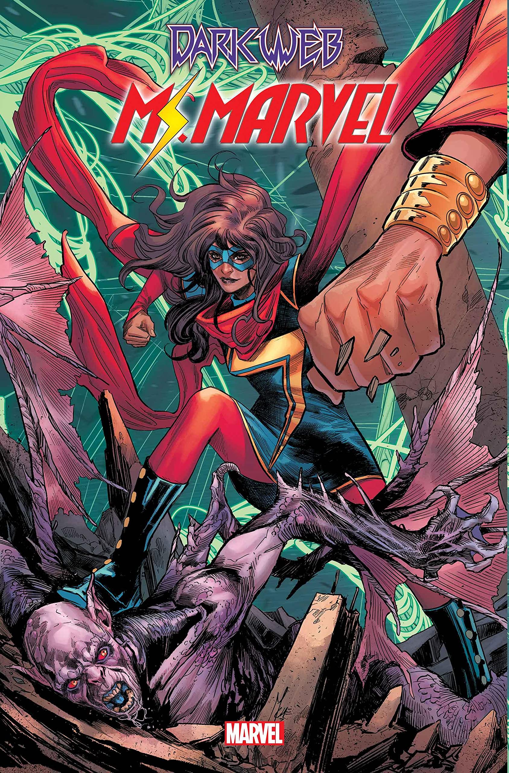 Dark Web: Ms. Marvel book cover 1