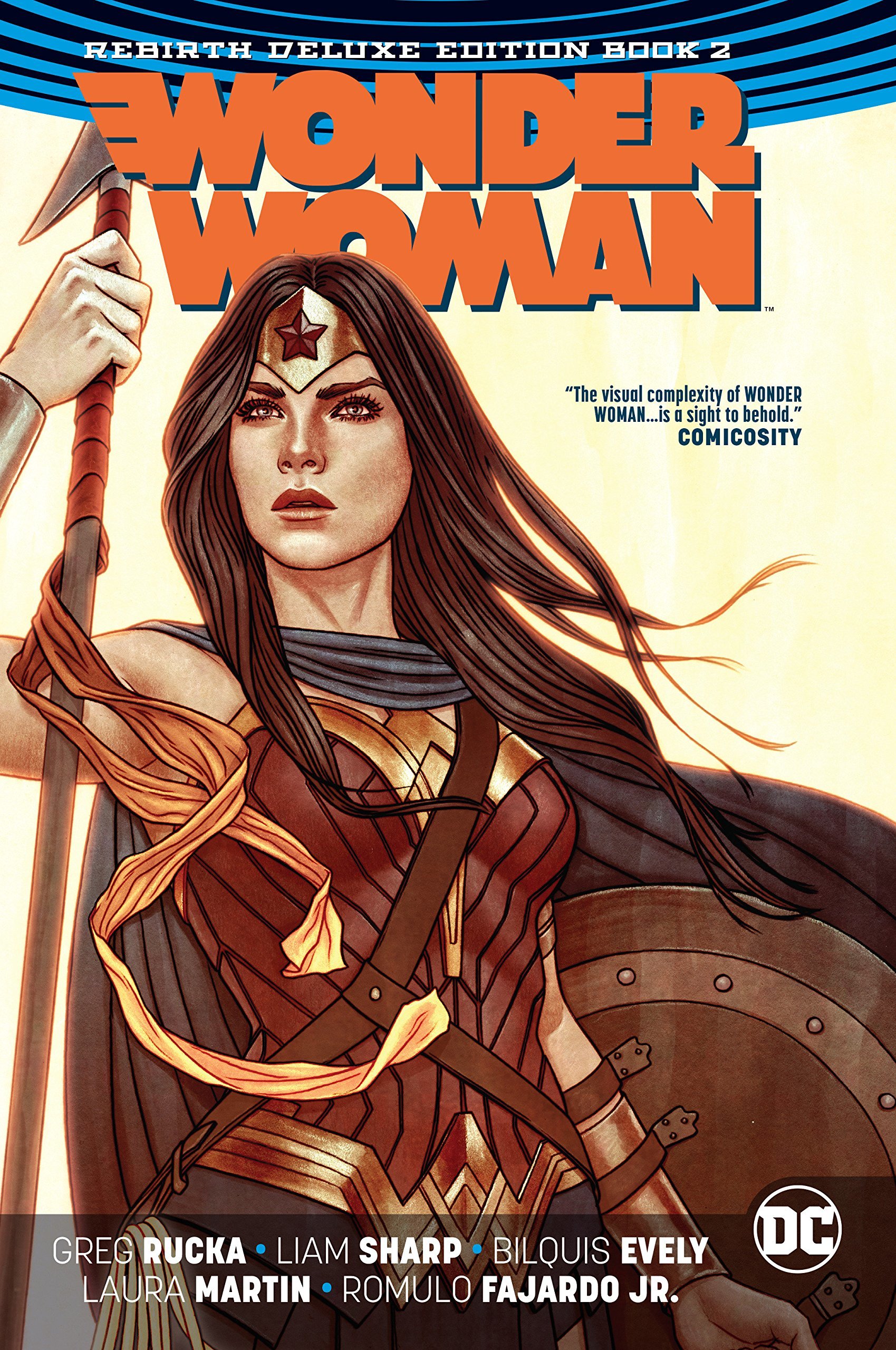 Wonder Woman: The Rebirth Deluxe Edition book cover 1