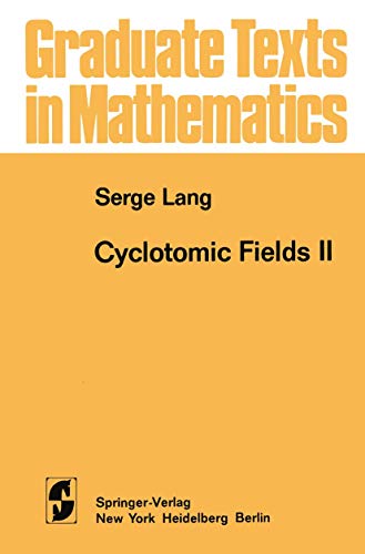 Cyclotomic Fields II book cover