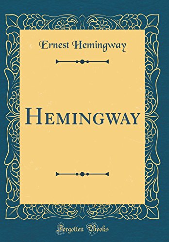Hemingway book cover