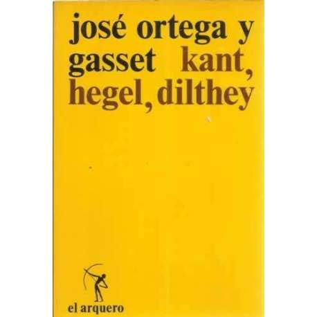 Kant, Hegel, Dilthey book cover