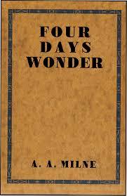 Four Days' Wonder book cover