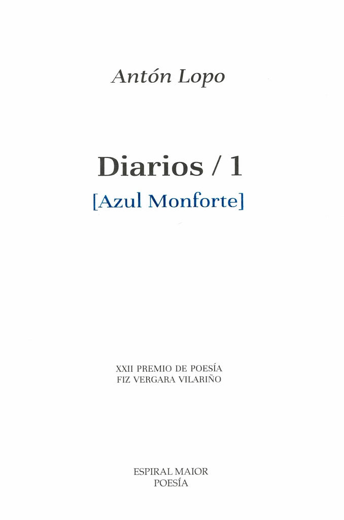 Diarios [1] Azul Monforte book cover