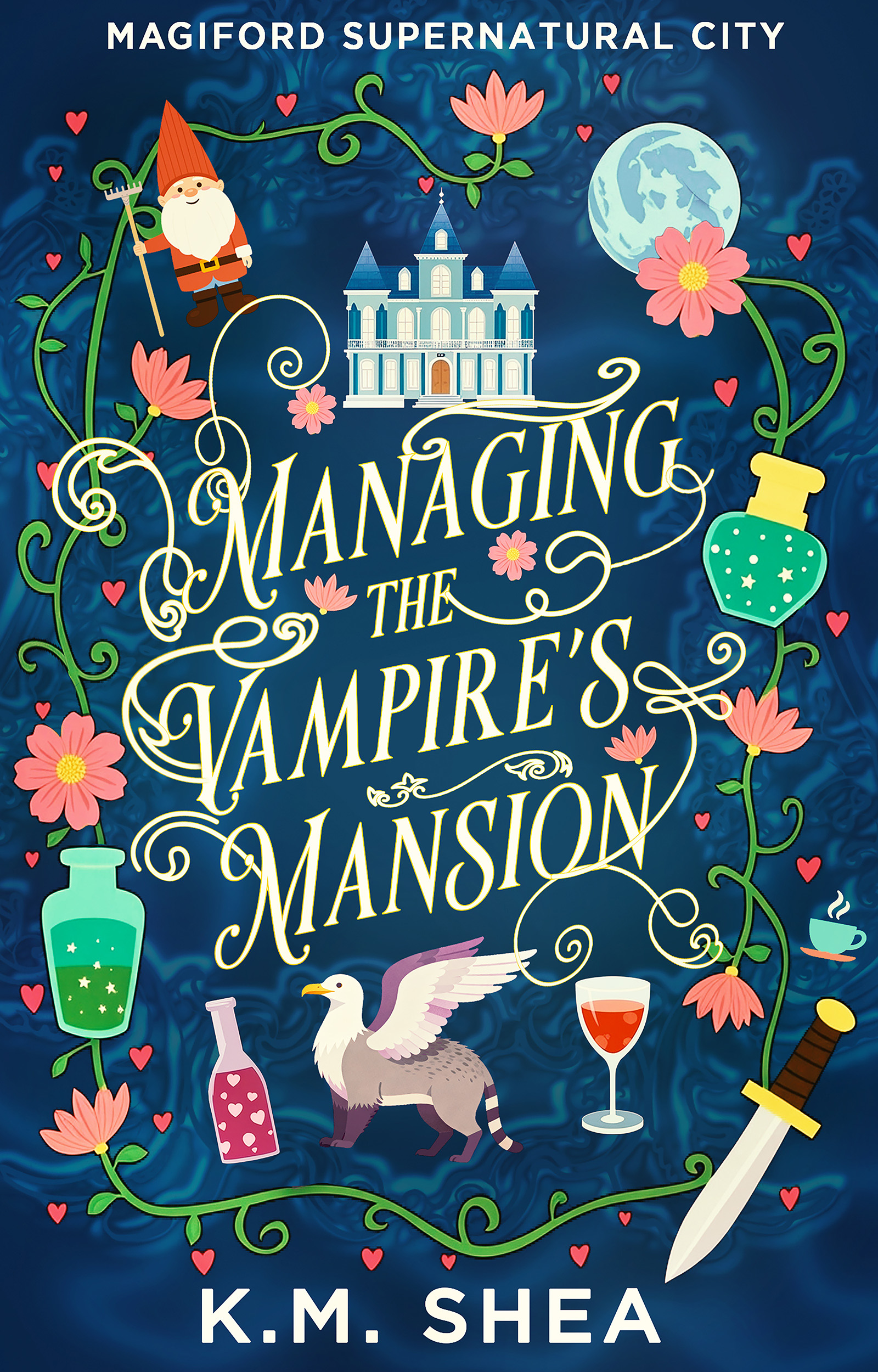 Managing the Vampire's Mansion book cover