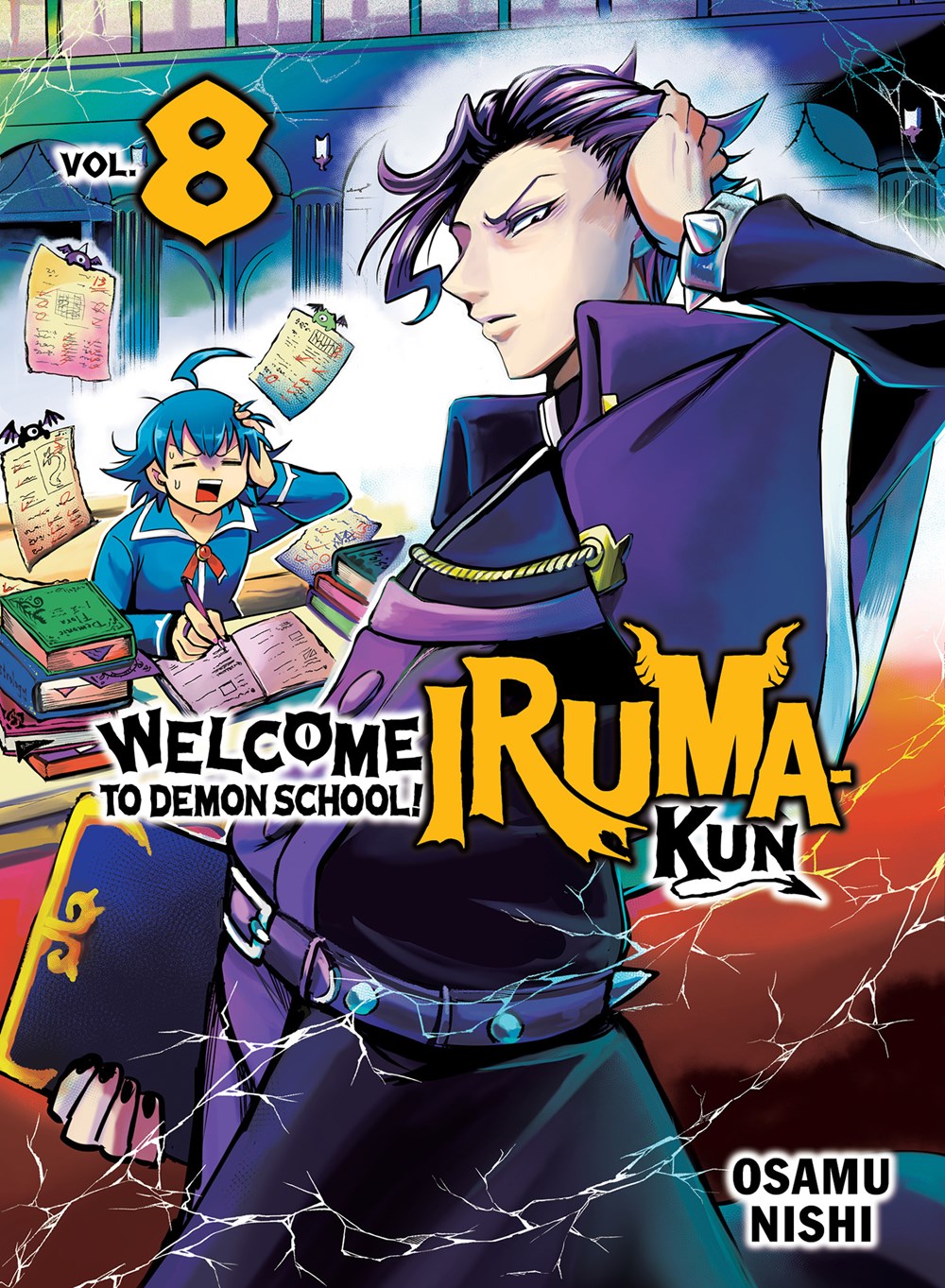 Welcome to Demon School! Iruma-kun 8 book cover