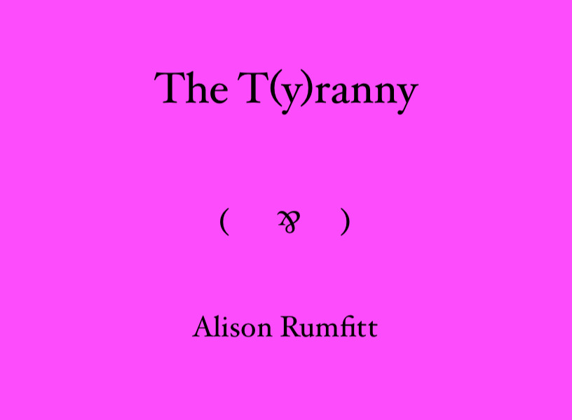 The T(y)ranny book cover