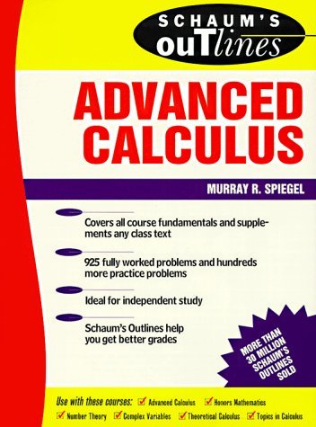 Schaum's outline of theory and problems of advanced calculus book cover