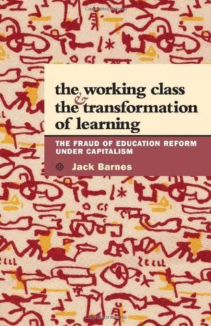 Working Class and the Transformation of Learning book cover