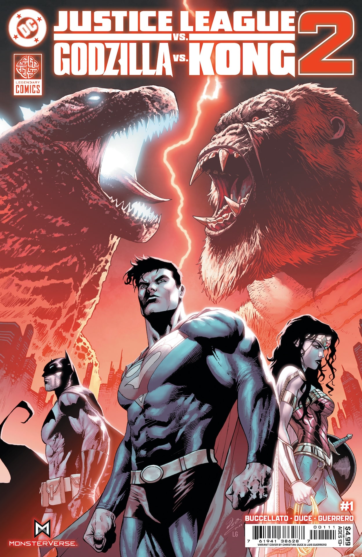 Justice League vs. Godzilla vs. Kong 2 (2025-) #1 book cover