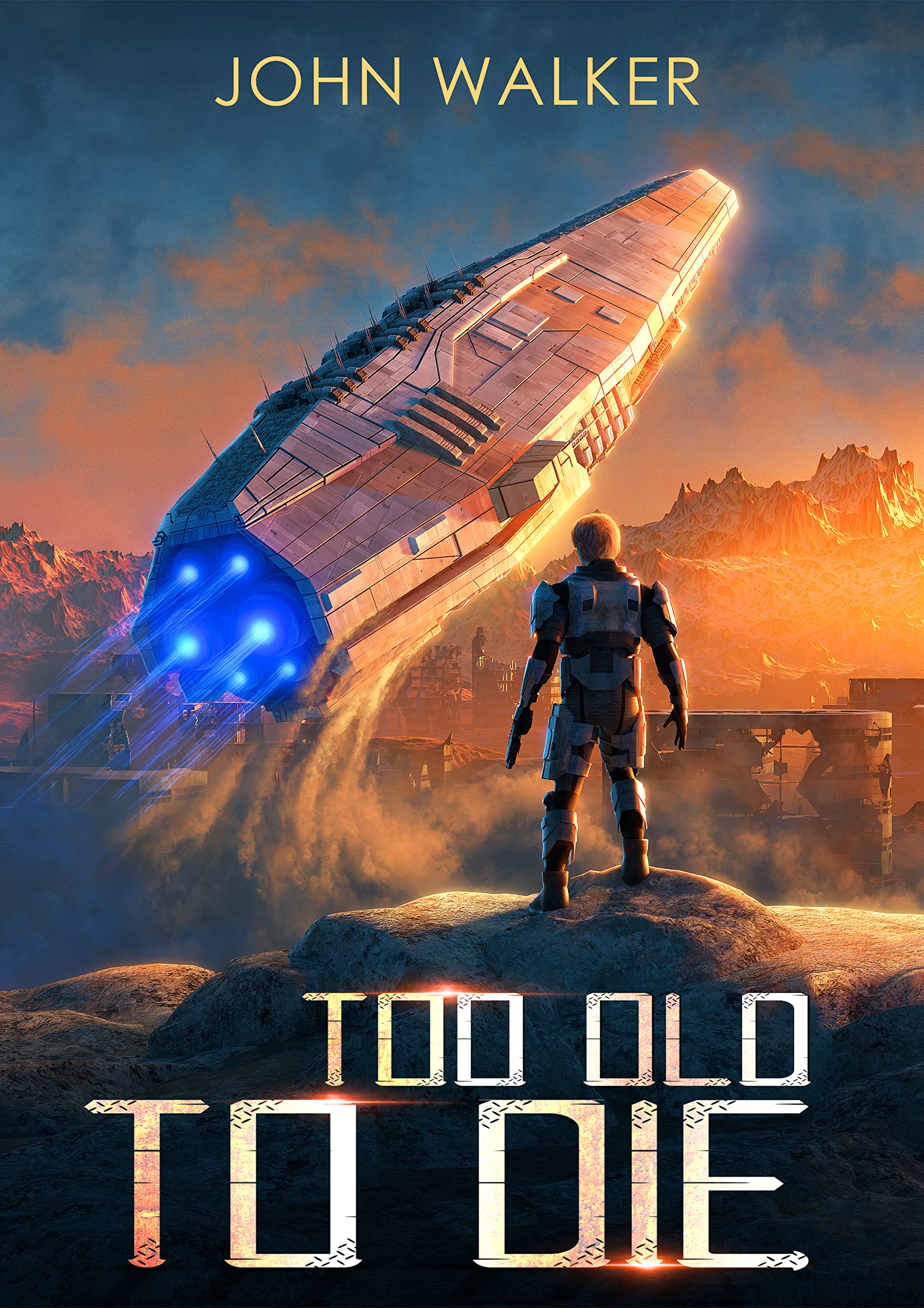 Too Old to Die book cover 1