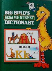 Big Bird's Sesame Street Dictionary book cover 1