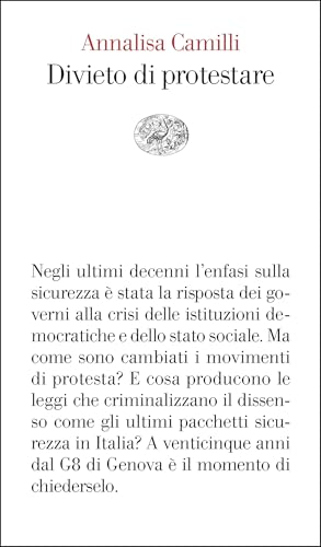 Divieto di protestare book cover