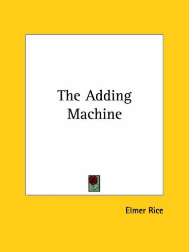 The Adding Machine book cover