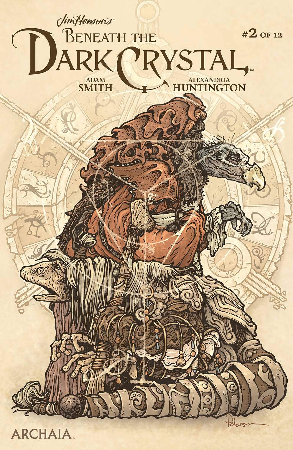 JIM HENSON BENEATH DARK CRYSTAL #1 (OF 12) SUBSCRIP PETERSON RELEASE DATE 7/4/2018 book cover