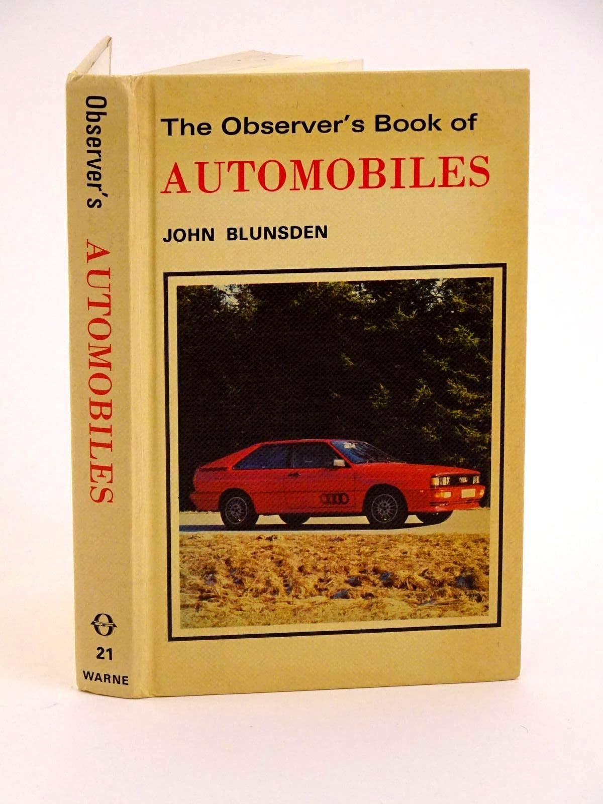 Observer's Book of Automobiles 1981 book cover