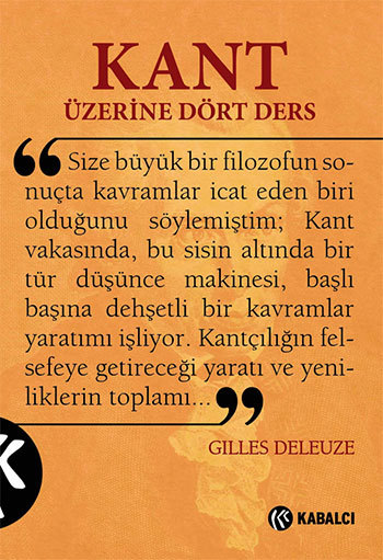 Kant Üzerine Dört Ders book cover