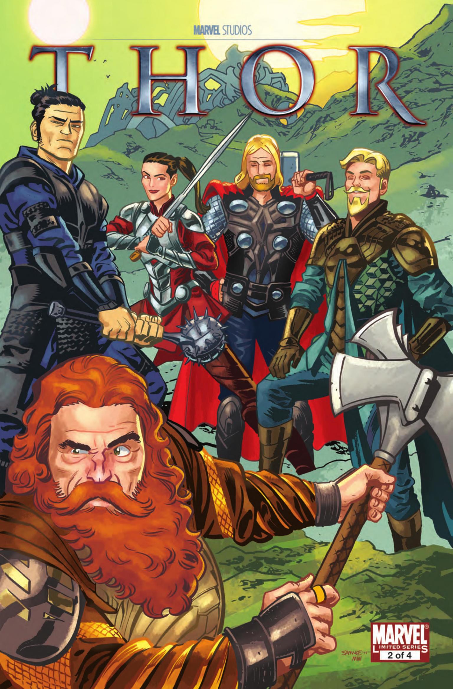 Thor, The Mighty Avenger (2011) book cover 1