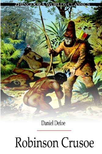 Robinson Cursoe by Daniel Defoe book cover