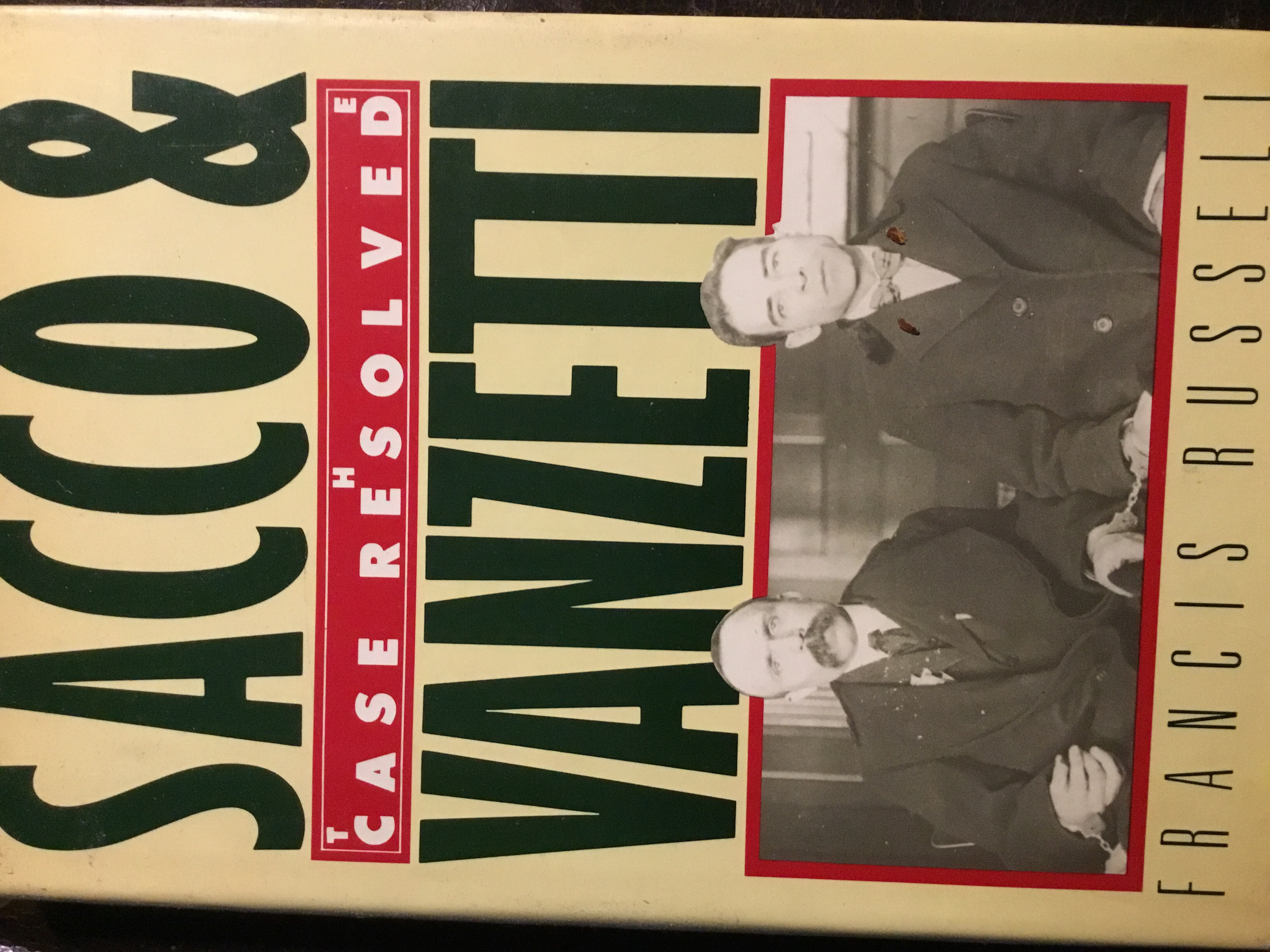 Sacco & Vanzetti book cover